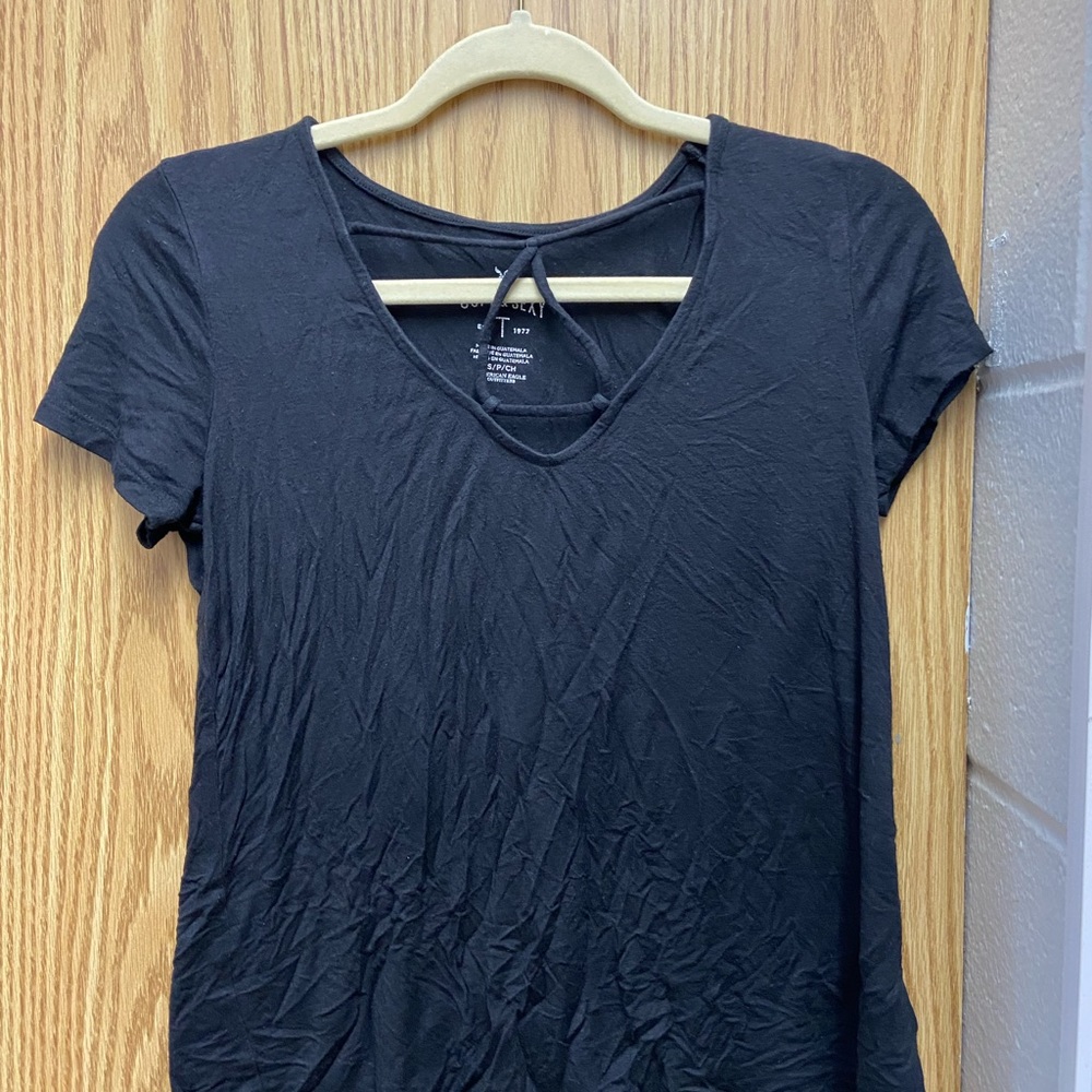 Basic black tee